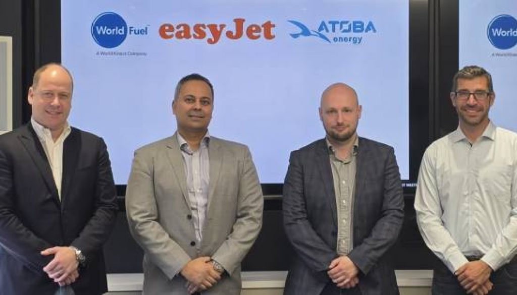 ATOBA, easyJet, and World Fuel sign a Memorandum of Understanding to develop long term supply of SAF