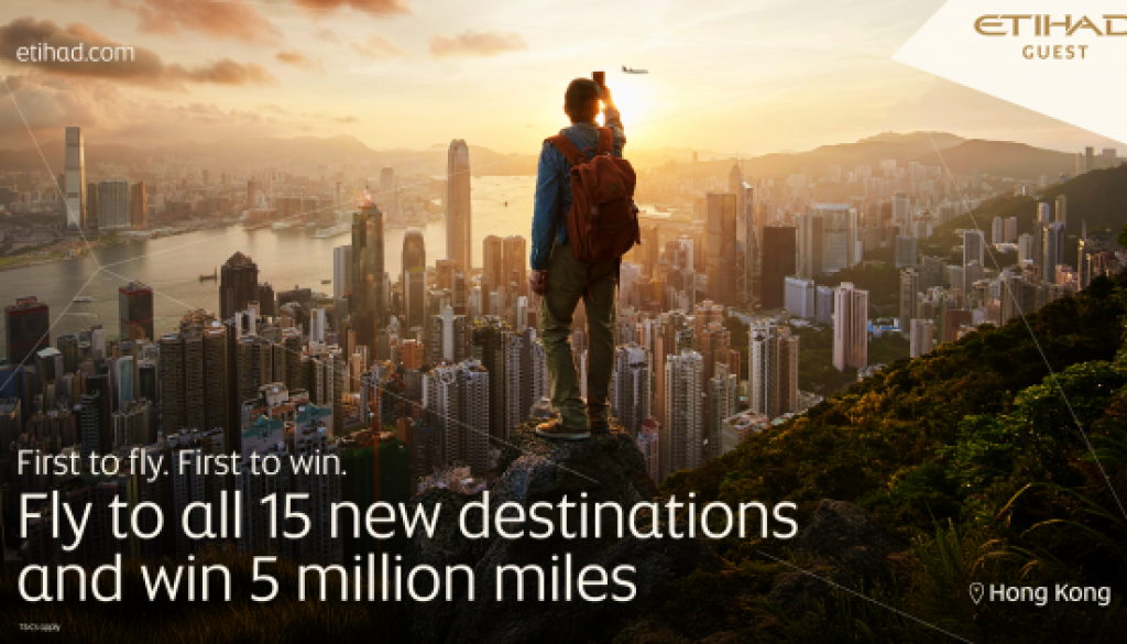Etihad Guest Offers 5 Million Miles in a Race to Discover Etihad’s Newest Destinations