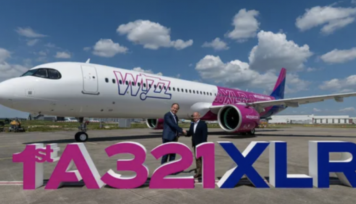 Airbus delivers first Pratt & Whitney powered A321XLR to Wizz Air