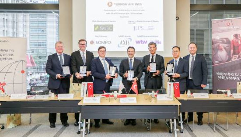 Turkish Airlines Announces First Use of the Sompo AXIS Aviation Finance Insurance (SAAFI) Product