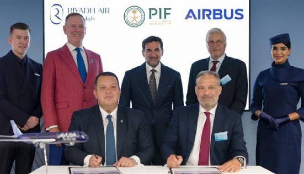 Riyadh Air announces order of up to 50 Airbus A350-1000 large widebody aircraft at Paris Air Show