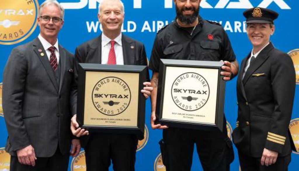 Air Canada Wins Best Airline in North America at 2025 Skytrax Awards