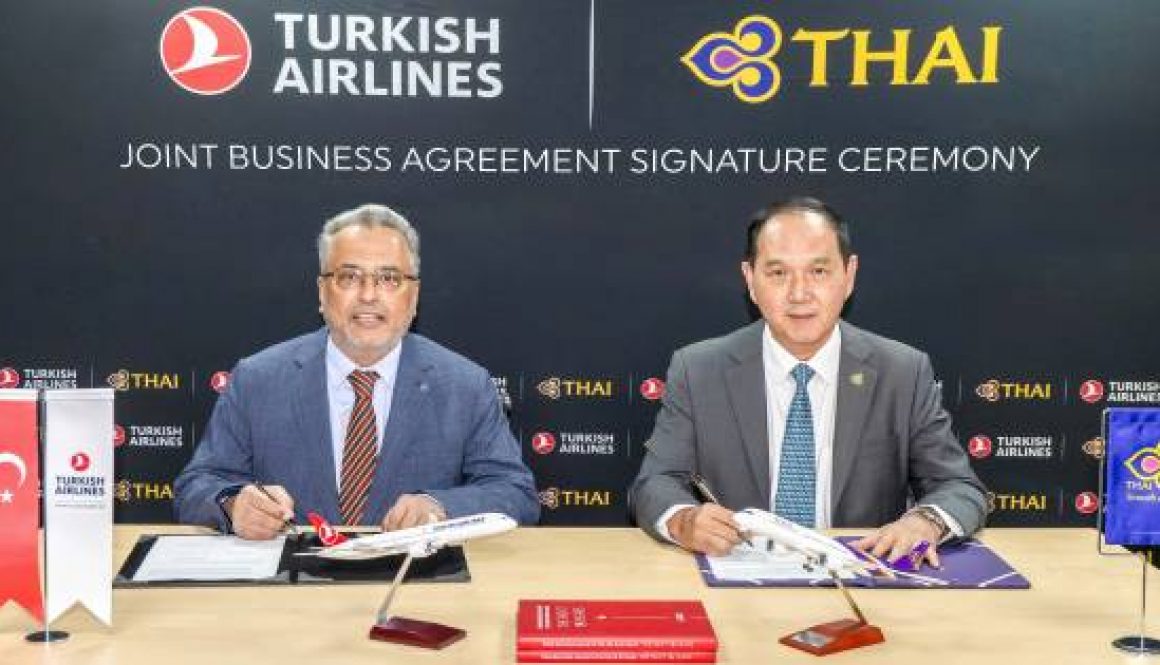 Turkish Airlines and THAI strike codeshare agreement