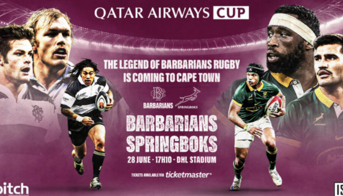 Springboks to Face Barbarians FC in 3rd Edition of the Qatar Airways Cup