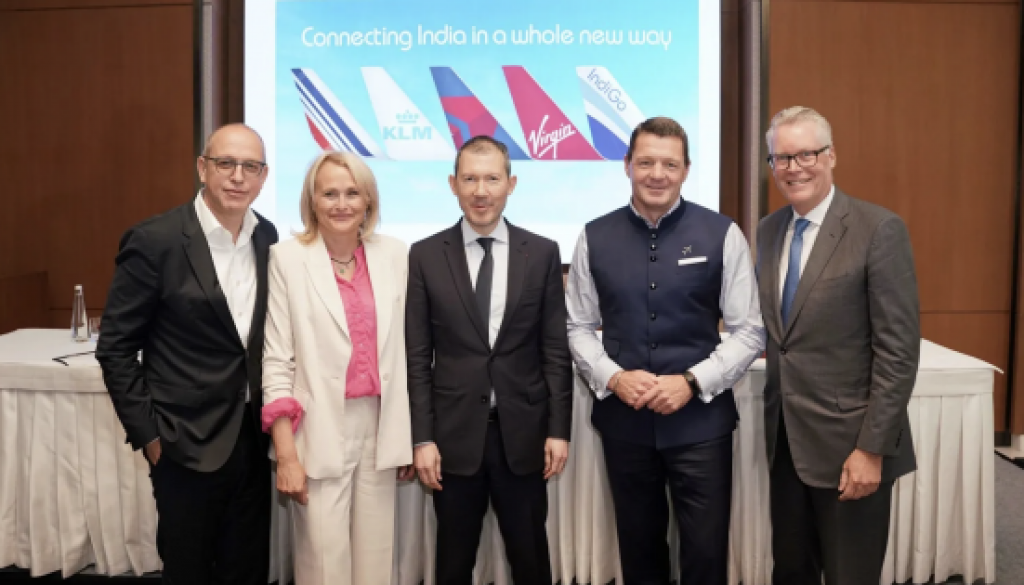 IndiGo, Delta Air Lines, Air France-KLM and Virgin Atlantic Announce Partnership
