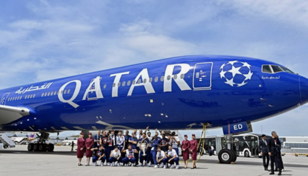 PSG Returns to Paris with Qatar Airways, Airline Dedicates Special UEFA Champions League Livery