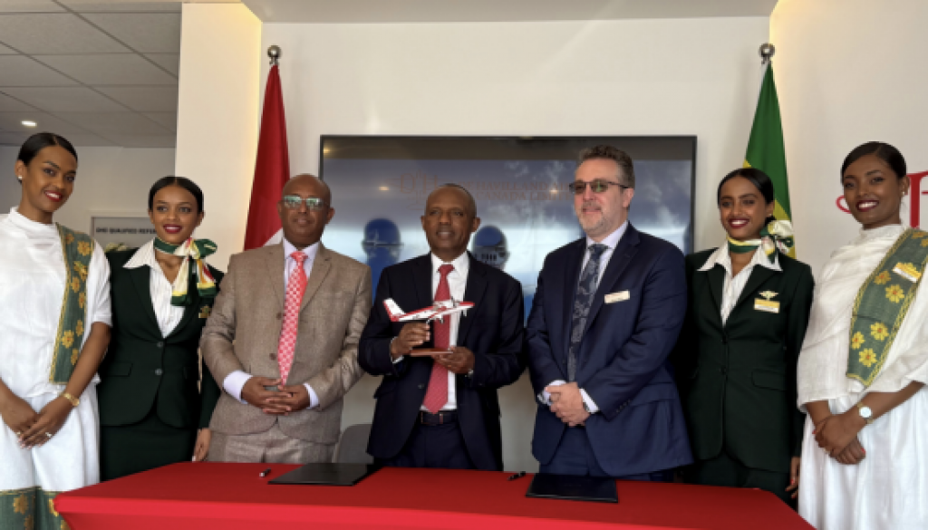 Ethiopian to Enhance Regional Operations with Two Twin Otter 300-G Aircraft Orders from De Havilland