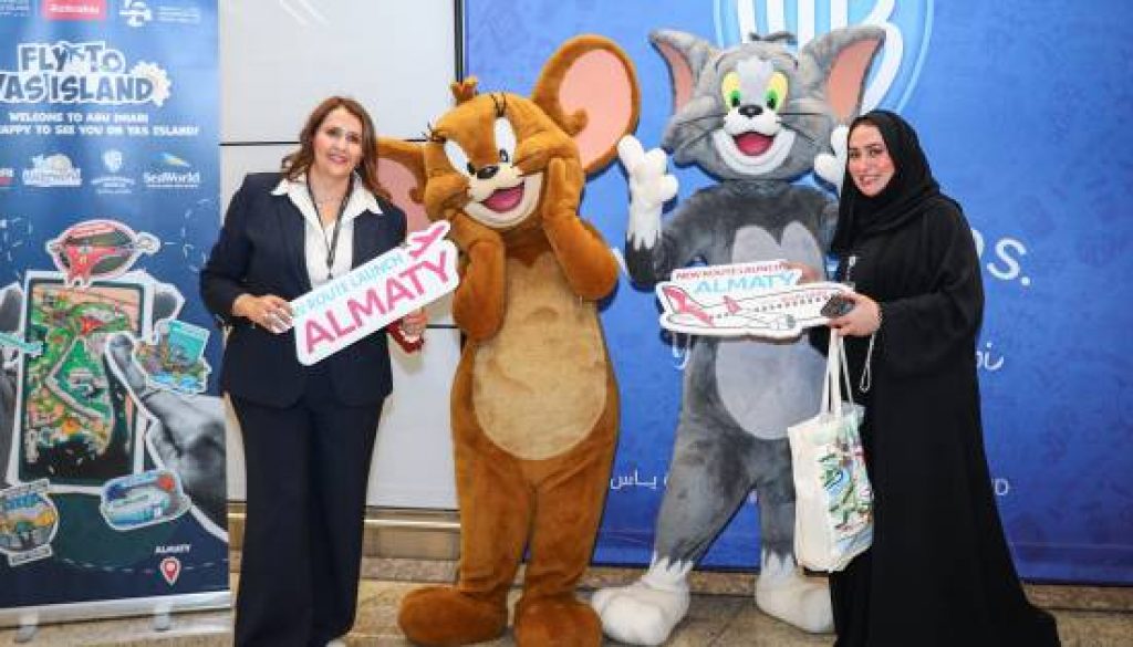Yas Island, Air Arabia & Abu Dhabi Airports Celebrate First Almaty–Abu Dhabi Flight