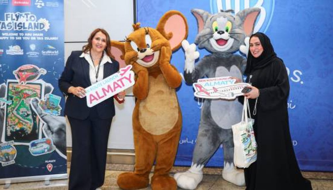 Yas Island, Air Arabia & Abu Dhabi Airports Celebrate First Almaty–Abu Dhabi Flight