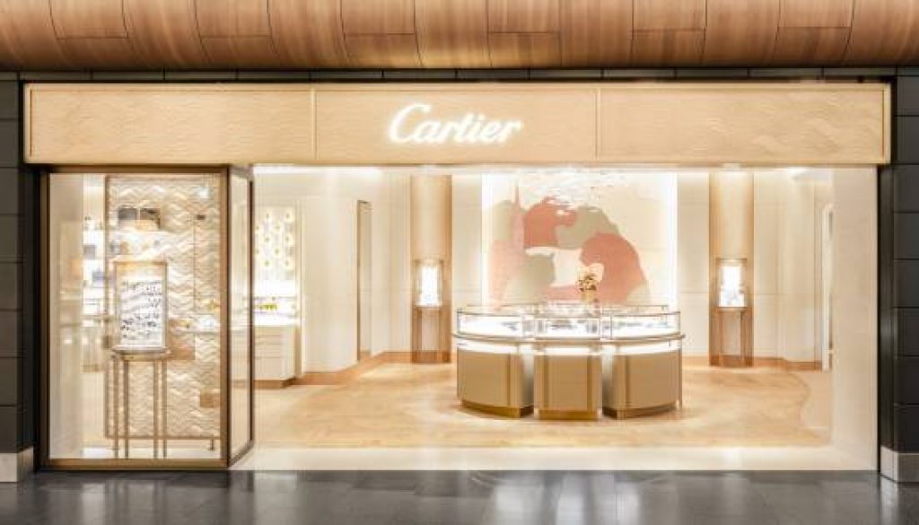 Cartier Unveiled its First Airport Boutique in Switzerland at Zurich Airport