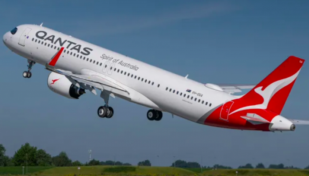 Qantas takes delivery of its first Airbus A321XLR