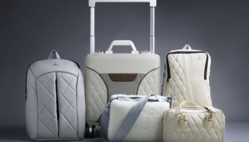 Emirates drops second limited edition collection of luggage made from upcycled aircraft interiors