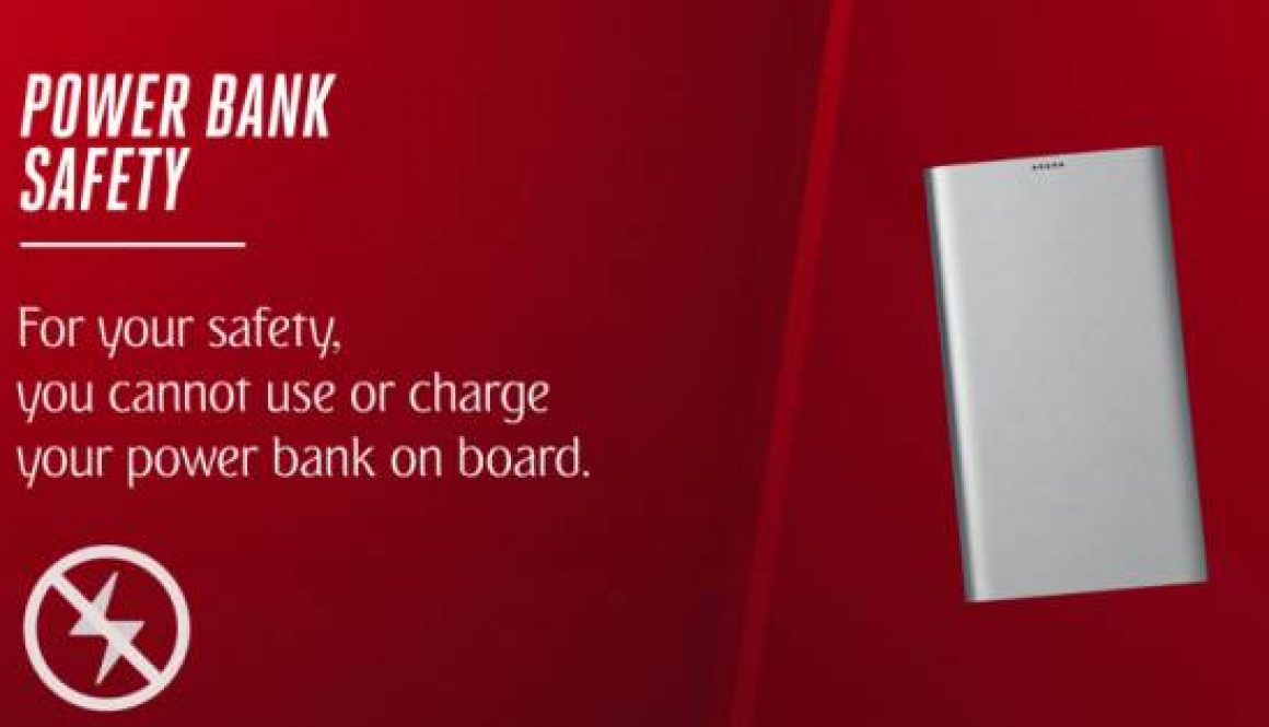 Emirates makes changes to safety rules for customer usage of power banks onboard
