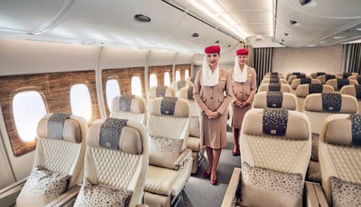 Emirates layers on more of its latest onboard product, including Premium Economy in four cities