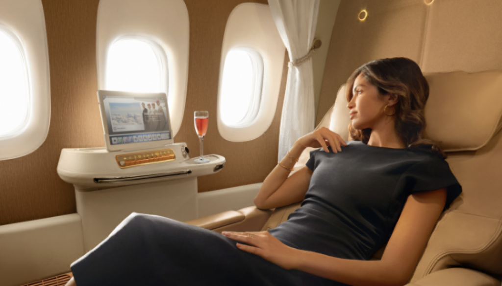 Emirates now offering Dom Pérignon Rosé Vintage 2009 Champagne in First Class