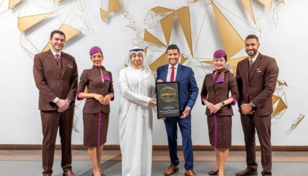 Etihad Airways Named Five-Star Global Airline by Airline Passenger Experience Association for 2026