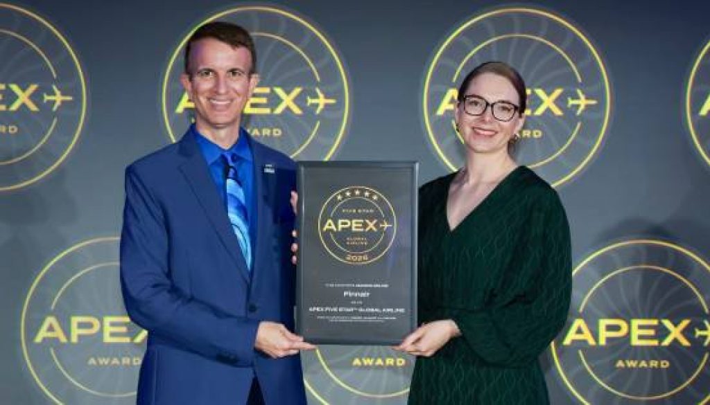 Finnair receives Five-Star Global Airline Award from APEX based on customer reviews