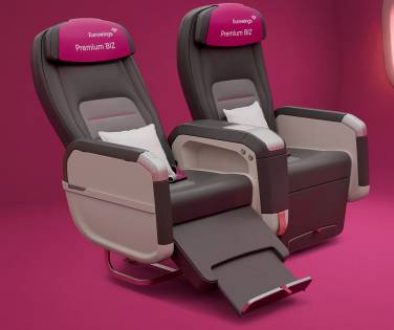 Eurowings introduces Premium BIZ Seat on medium-haul flights and expands services to Germany