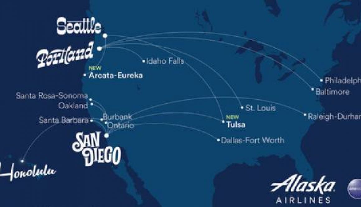 Alaska Airlines strengthens commitment to San Diego, Portland and Hawai’i with 13 new routes