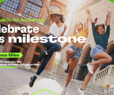 ON ITS SEVENTH ANNIVERSARY, TAP MILES&GO IS OFFERING AN ADDITIONAL 50% BONUS MILES