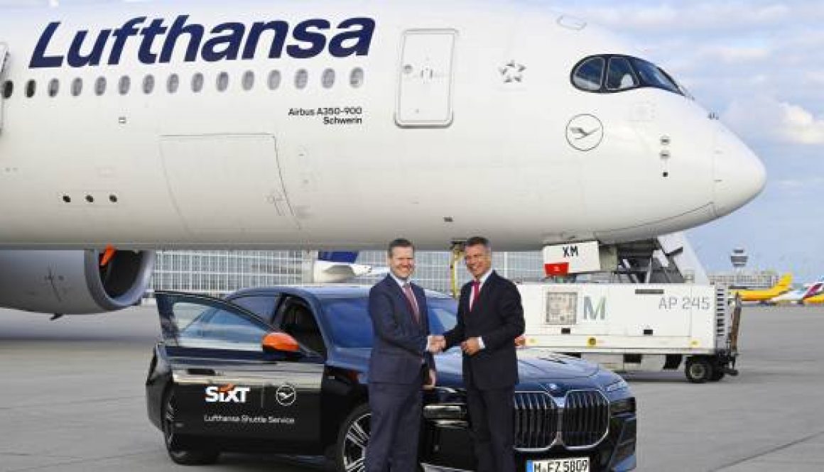 Lufthansa and SIXT enter into partnership for exclusive Lufthansa First Class limousine service