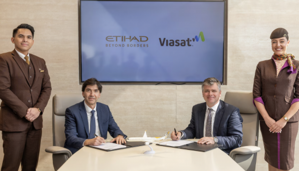 Etihad Airways enhances guest experience with expanded Viasat partnership