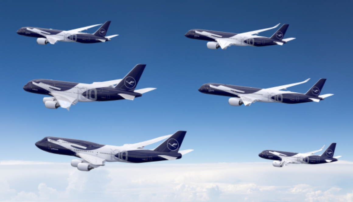 An anniversary fleet for Lufthansa