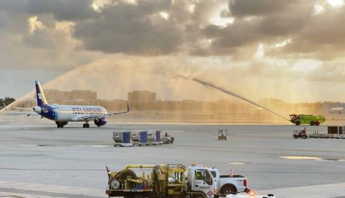 Icelandair celebrates inaugural flight to Miami