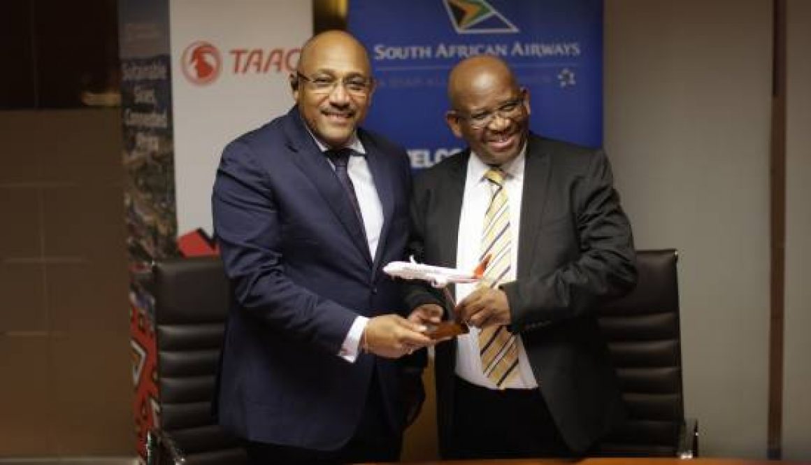 TAAG Angola Airlines and South African Airways (SAA) announce new codeshare agreement