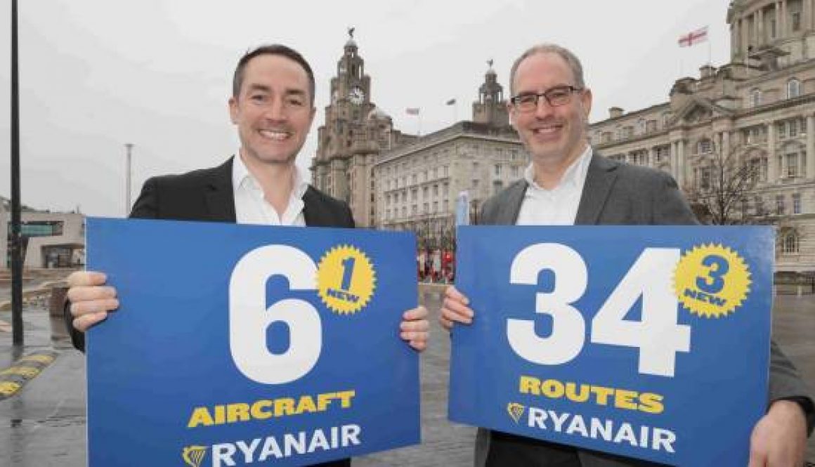 RYANAIR ADDS SIXTH AIRCRAFT AT LIVERPOOL FOR S26