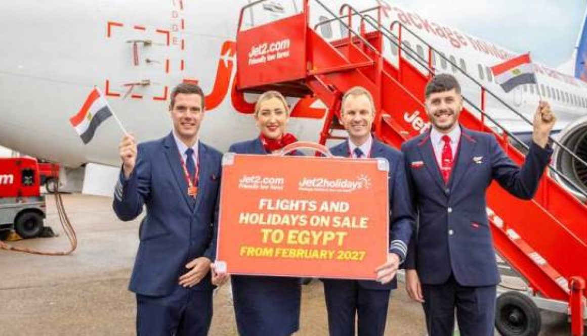 Jet2 announces the launch of flights and holidays to Egypt