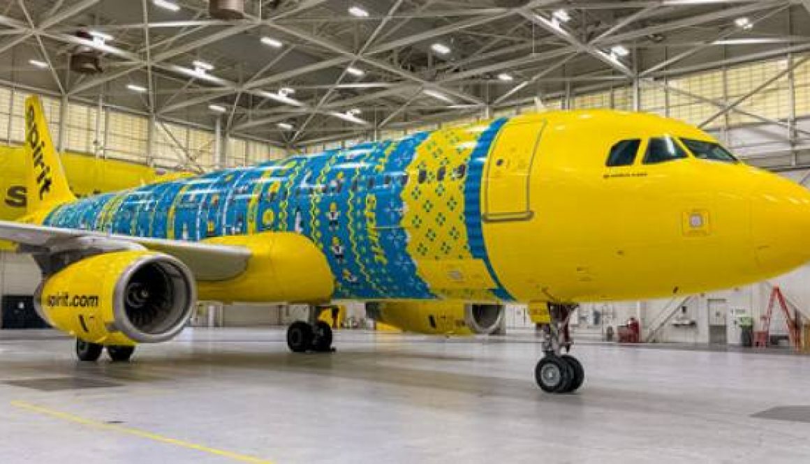 Spirit Airlines Takes Holiday Cheer to the Skies with New Special-Edition Livery