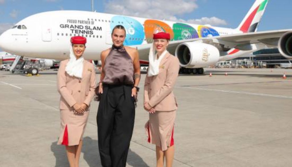 Emirates serves up a winning partnership with world no. 1 tennis player Aryna Sabalenka