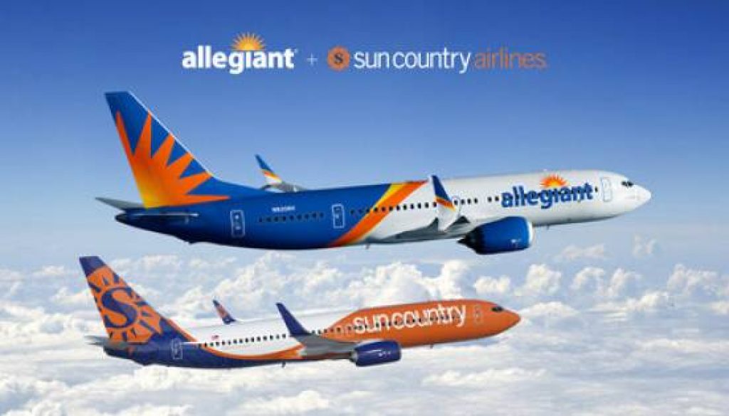 Allegiant and Sun Country Airlines to Combine in Deal Valued at $1.5 billion