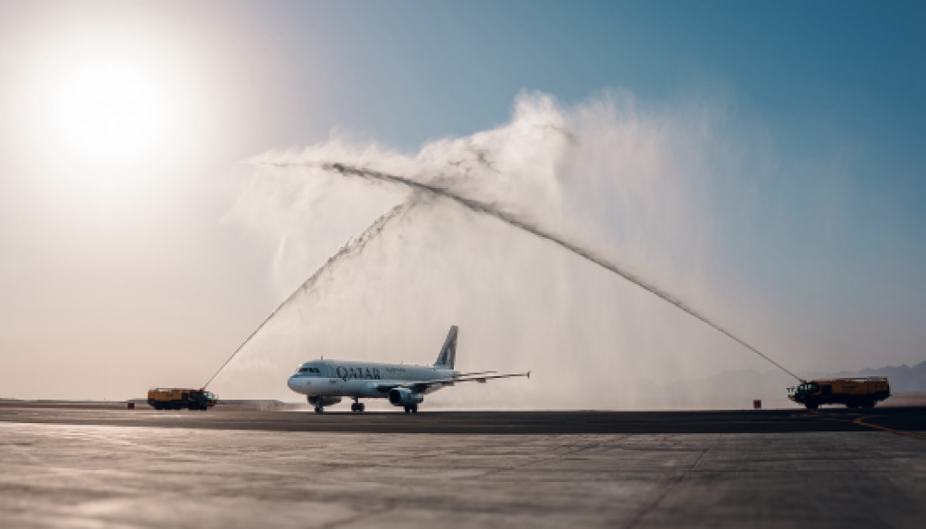 Qatar Airways Lands Inaugural Flight in Hail, Saudi Arabia