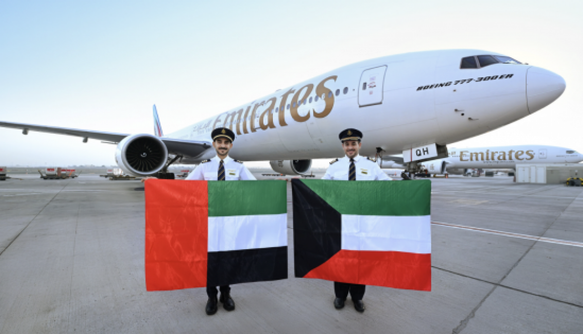 Emirates joins UAE–Kuwait week celebrations, honouring decades of enduring ties