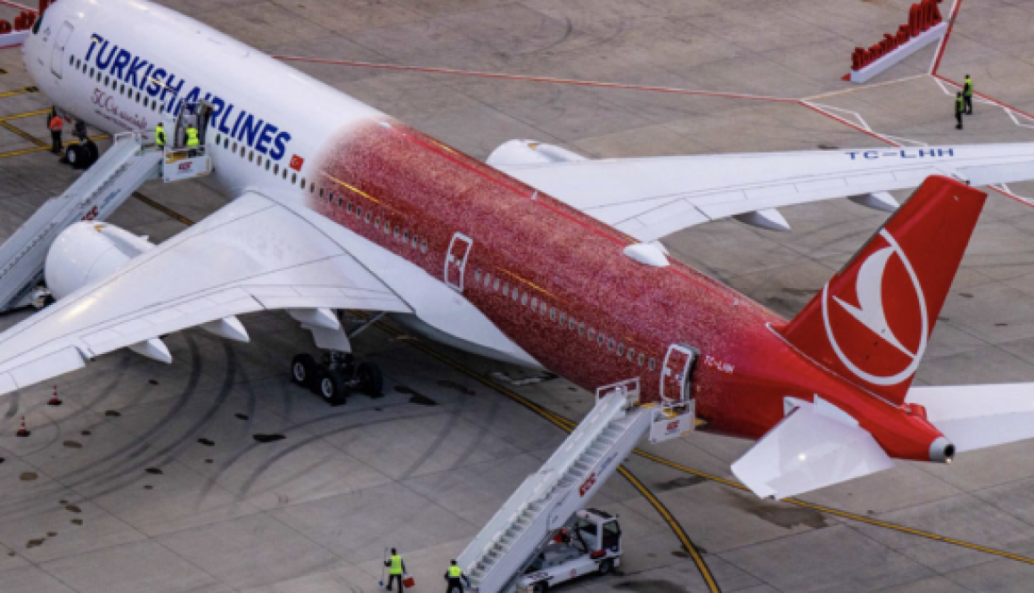 Turkish Airlines Unveils Its 500th Aircraft Featuring a Special Livery of 100,000 Employees