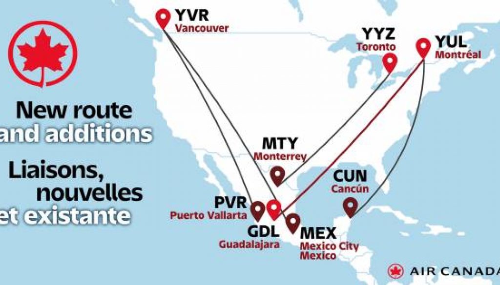 Air Canada Expands its Mexico Presence with New Montréal-Guadalajara Route