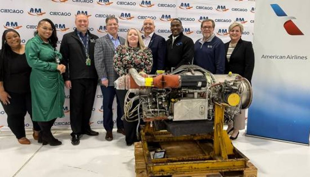 American Airlines donates auxiliary power unit to Aviation Institute of Maintenance