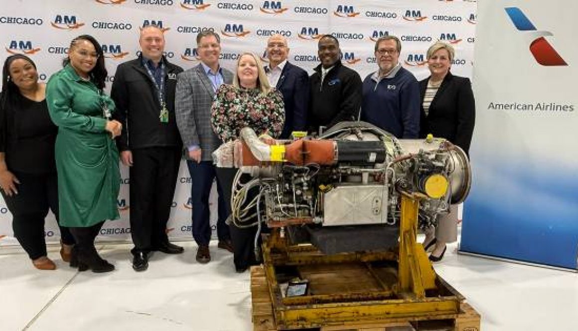 American Airlines donates auxiliary power unit to Aviation Institute of Maintenance