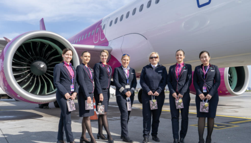 WIZZ AIR MARKS INTERNATIONAL WOMEN’S DAY WITH TEN ALL-FEMALE FLIGHTS ACROSS EUROPE