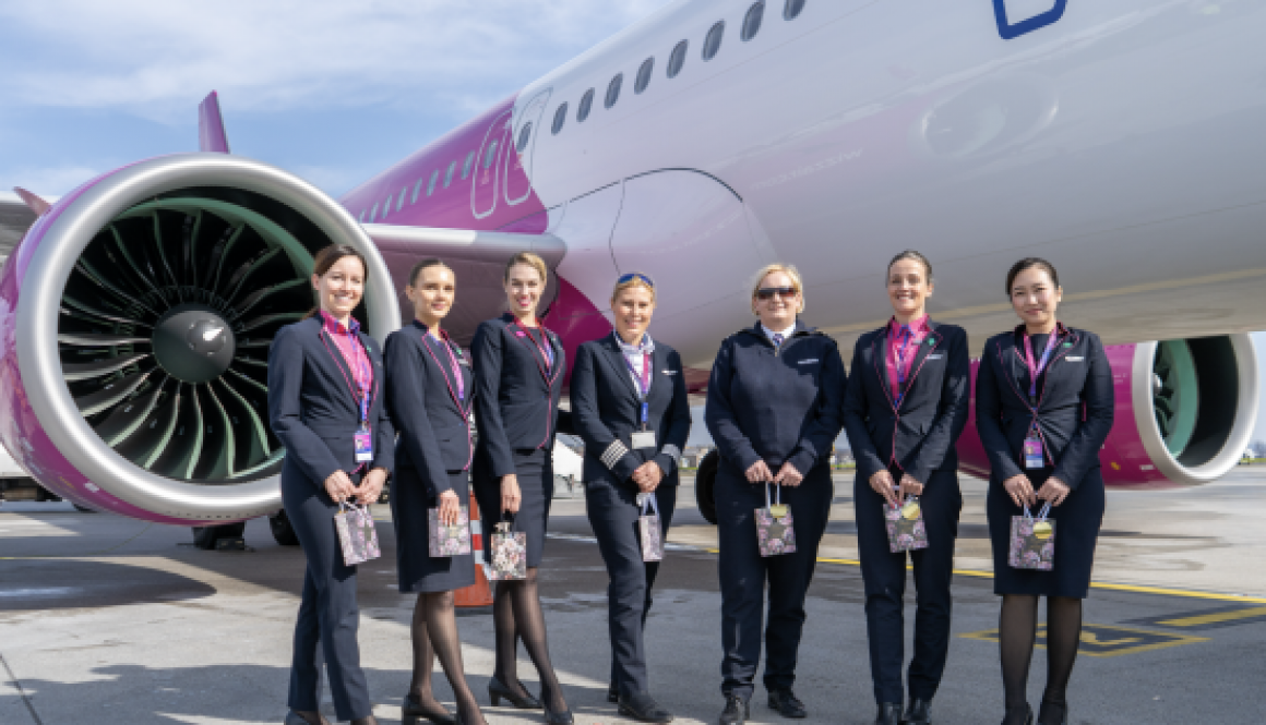 WIZZ AIR MARKS INTERNATIONAL WOMEN’S DAY WITH TEN ALL-FEMALE FLIGHTS ACROSS EUROPE