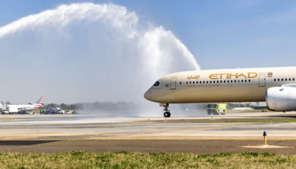 Etihad Airways Launches First Service to Charlotte with State-of-the-Art A350