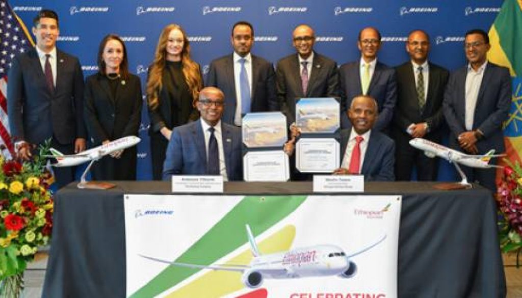 Ethiopian Airlines Converts Options of Six Boeing 787 Dreamliner Airplanes into Firm Orders