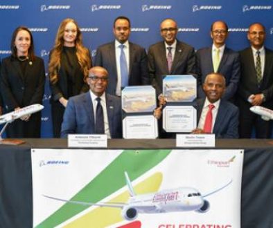 Ethiopian Airlines Converts Options of Six Boeing 787 Dreamliner Airplanes into Firm Orders