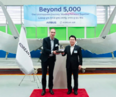 Korean Air delivers 5,000 Airbus A320 Sharklets