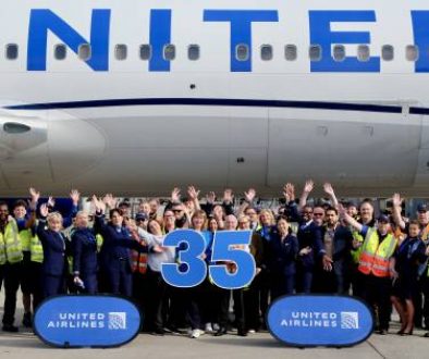 United Airlines Marks 35 Years of Flying from Heathrow