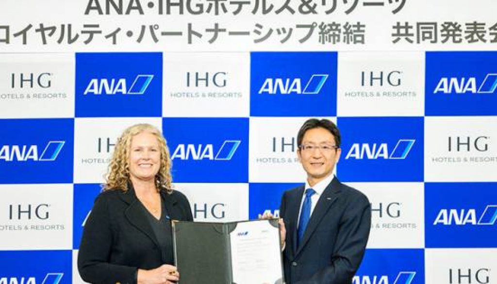 IHG Hotels & Resorts and All Nippon Airways announce milestone loyalty partnership