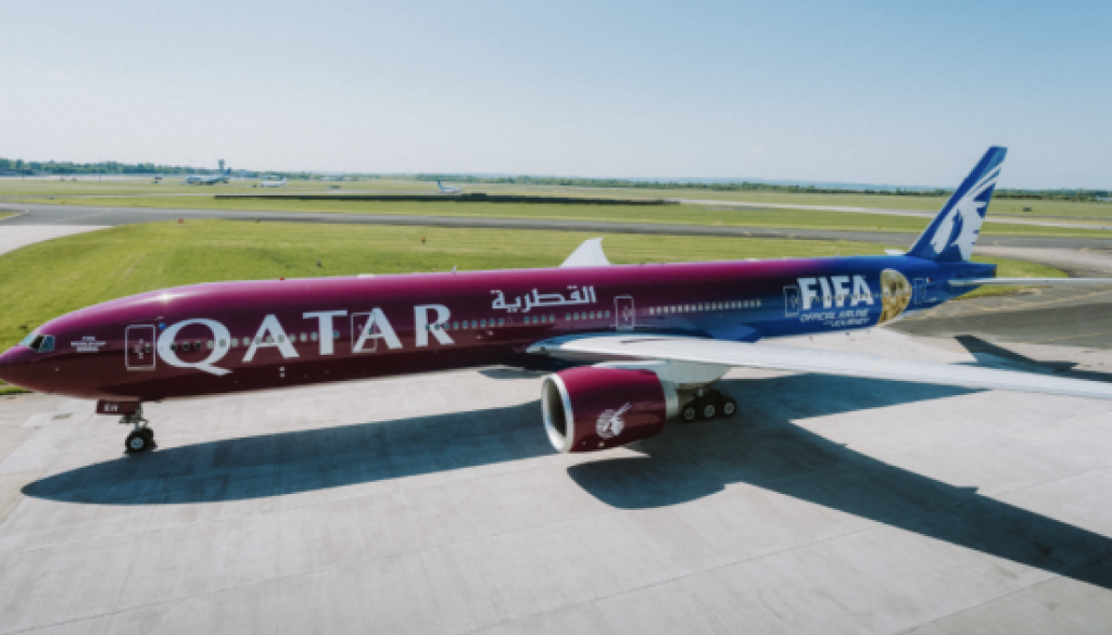 Qatar Airways Unveils FIFA Special Livery and Bespoke Onboard Experience