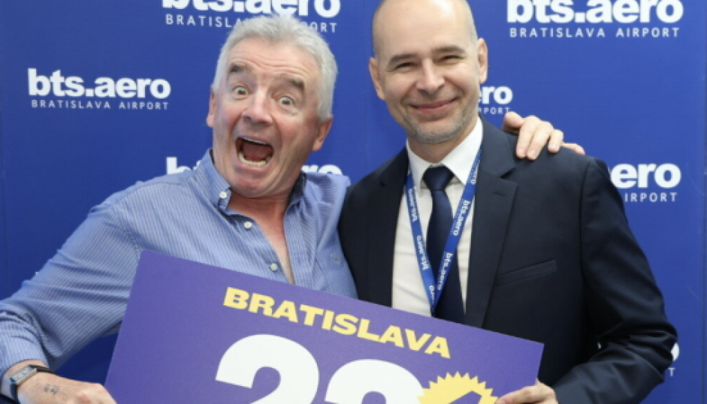 RYANAIR ADDS 4TH AIRCRAFT IN BRATISLAVA FOR W2026 4 NEW ROUTES, & 125% TRAFFIC GROWTH